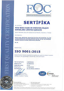 ISO 9001 Türkçe Kalite Belgesi